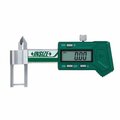 Insize Electronic 3-Purpose Snap Gage, 0-1"/0-25Mm 2164-25A